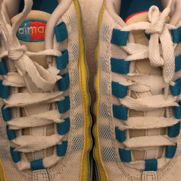 NIKE AIR MAX 96 GS RUNNING SNEAKERS MENS-BOYS SIZE 6Y WOMENS SIZE 8 - Picture 13 of 16